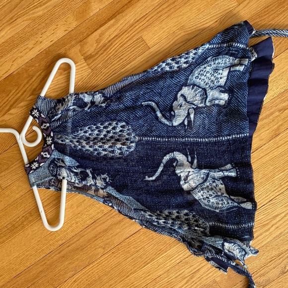 Free People Embroidered Elephant Halter Tank - Picture 3 of 7